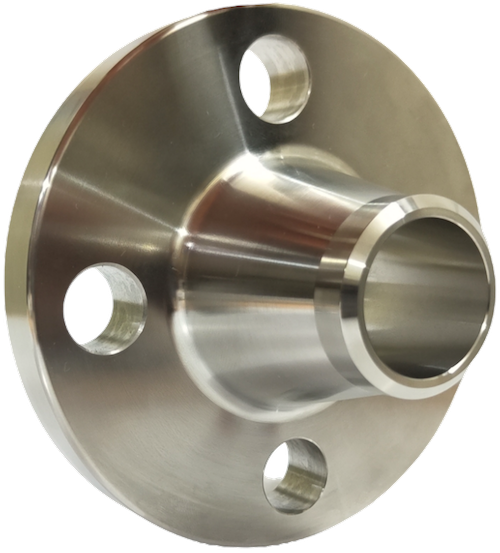 Close-up view of Weld Neck Flange